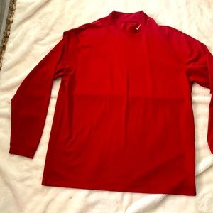 Maroon XL long sleeve Nike dry fit golf shirt